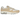 Nike Air Max 1 Light Orewood Brown baskets vue latérale avec empeigne beige, Swoosh contrastant, garde-boue texturé et unité Air visible au talon
