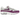 Nike Air Max 1 87 Bold Berry baskets vue latérale avec empeigne blanche, détails en cuir violet et unité Air visible dans la semelle