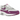 Nike Air Max 1 87 Bold Berry baskets vue latérale avec empeigne blanche, empiècements en daim bordeaux et unité Air visible dans la semelle