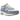 Nike Air Max 1 87 Light Armory Blue Ashen Slate baskets vue latérale avec empeigne bleu clair, semelle intermédiaire blanche et unité Air visible