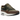 Baskets Nike Air Max 1 Essential PRM Neutral Olive Cacao Wow vue latérale avec empeigne en textile olive et semelle brune dotée d'une bulle Air