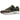 Nike Air Max 1 Essential PRM Neutral Olive Cacao Wow baskets, vue latérale avec empeigne en textile olive, détails en daim et semelle intermédiaire Air blanche.