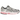 Nike Zoom Vomero 5 Photon Dust Pink Foam baskets en vue latérale avec empeigne en mesh gris, détails synthétiques et semelle intermédiaire rose.