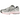 Nike Zoom Vomero 5 Photon Dust Pink Foam baskets en vue latérale avec une empeigne en mesh gris superposé, des détails roses et une semelle.