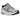Nike Zoom Vomero 5 Metallic Silver Blue Tint baskets vue latérale avec panneaux argentés, empeigne en mesh et détails bleus sur la semelle