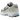 Baskets Nike Zoom Vomero 5 Metallic Silver Blue Tint vue latérale avec empeigne en maille argentée, détails bleus et semelle amortie.