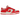 Nike Dunk Low Red Roses baskets profil lateral avec une empeigne blanche, des details rouges et une semelle
