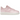 Nike Air Force 1 Low '07 Next Nature Pink Foam baskets en vue latérale avec empeigne en cuir rose pastel, semelle blanche et logo Swoosh classique.