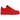 Nike Air Force 1 Low '07 Red Roses baskets vue latérale avec empeigne en cuir blanc, motifs de roses rouges et semelle assortie.