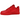 Baskets Nike Air Force 1 Low '07 Red Roses en vue inclinée avec motif floral rouge sur le talon, swoosh blanc et semelle classique