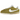 Nike Cortez Pacific Moss Infinite Gold baskets en vue latérale avec empeigne en daim vert, semelle intermédiaire blanche et swoosh doré