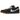 Nike Dunk Low Pro SB Black White Gum baskets en vue latérale avec empeigne en daim noir, swoosh blanc et semelle gomme classique