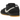 Nike Dunk Low Pro SB Black White Gum baskets vue latérale avec empeigne noire, virgule blanche et semelle extérieure en gomme marron classique