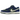 Nike SB Dunk Low Deep Royal Blue baskets vue latérale avec renforts en daim bleu royal, semelle intermédiaire blanche et logo Nike latéral