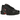 Nike Air Max Plus Black Red Metallic Silver baskets vue latérale avec empeigne noire, détails rouge vif, finitions argentées et unité Air visible