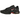 Nike Air Max Plus Black Red Metallic Silver baskets vue latérale avec mesh rouge dégradé, renforts noirs et détails en métal argenté.