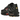 Nike Air Max Plus Black Red Metallic Silver baskets vue latérale avec empeigne noire, détails rouges et éléments argentés métallisés