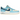 Nike Air Force 1 Low '07 Aquarius Blue Coconut Milk baskets en vue latérale avec cuir bleu clair, swoosh couleur crème et semelle blanche.