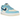 Nike Air Force 1 Low '07 Aquarius Blue Coconut Milk baskets vue latérale avec empeigne en cuir bleu clair et semelle crème
