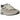 Nike Air Max 1 Snakeskin Light Orewood Brown baskets vue de trois-quarts avec texture peau de serpent, tons crème et unité Air apparente.
