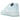 Nike Air Force 1 Low '07 Next Nature Glacier Blue baskets vue latérale avec empeigne bleu clair, semelle blanche, coutures détaillées et logo Swoosh