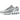 Nike Air Max Dn8 Wolf Grey Metallic Silver baskets en vue latérale avec empeigne en mesh argenté, détails synthétiques et unité Air emblématique.
