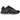 Nike Air Max Dn8 Black Metallic Dark Grey baskets en vue latérale angulaire avec une tige en mesh noir, des détails gris et un amorti Air visible.