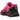 Nike Air Max Dn8 Laser Fuchsia Black baskets vue de profil avec empeigne fuchsia vibrante, semelle extérieure noire et unités Air visibles