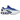 Nike Air Max Dn Racer Blue Vibrant Yellow baskets vue latérale avec empeigne en mesh dégradé bleu, semelle jaune et unité Dynamic Air au talon