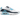 Nike Air Max 90 White Baltic Blue Armory Navy Wolf Grey baskets en vue latérale avec empeigne blanche, détails bleus et semelle iconique
