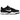 Nike Air Force 3 Low SP Nigo Black White baskets en vue angulaire avec design en cuir noir et blanc, embout perforé et semelle en caoutchouc.