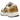 Nike Zoom Vomero 5 Metallic Gold baskets en vue latérale avec une tige dorée brillante, des détails en mesh gris et une semelle amortissante