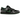 Nike SB Dunk Low There Skateboards baskets vue latérale en noir et blanc avec empeigne en cuir détaillée, lacets et semelle en gomme durable