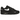 Nike Air Max 1 '87 SP Supreme Black White baskets vue latérale avec empeigne en cuir noir, détails blancs et unité Air visible dans la semelle.