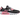 Nike Air Max 90 Black Sunset Pulse baskets en vue latérale avec empeigne noire, détails rose vif, unité Air visible et semelle extérieure en gomme