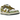 Nike SB Dunk Low Alexis Sablone Chameleon baskets vue latérale avec empeigne verte texturée, lacets blancs et semelle assortie