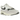 Nike Air Max 1 Light Bone Iron Grey baskets vue latérale avec empeigne dans les tons gris et beige, unité Air visible et semelle intermédiaire blanche
