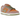 Nike SB Dunk Low Red Stardust baskets vue de côté avec empeigne en daim rose, swoosh rose foncé et une semelle blanche
