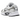 Nike V5 RNR White Vast Grey College Grey Black baskets en vue inclinée avec mesh blanc, détails gris et semelle extérieure noire robuste