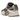 Nike V5 Rnr Cave Stone Black baskets de profil avec des tons marron et noir, une empeigne en mesh et des lacets
