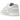 Baskets Nike Dunk Low Summit White Photon Dust vue latérale avec empeigne blanche, swoosh gris clair et semelle en caoutchouc