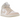 Jordan 1 Mid SE White Sea Glass Glacier Blue Guava Ice baskets de profil avec une empeigne en cuir blanc et des détails pastel