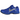 Nike Zoom Vomero 5 Racer Blue baskets vue latérale avec mesh bleu vif, superpositions en plastique et semelle intermédiaire blanche amortissante