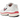 Nike P-6000 Sail Guava Ice baskets en vue latérale avec une empeigne en mesh crème, des renforts blancs et des accents rose pâle.