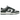 Nike Dunk Low Next Nature Viintage Green baskets en vue latérale classique avec des superpositions vert foncé et une base en cuir blanc.