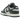 Nike Dunk Low Next Nature Vintage Green baskets vue latérale avec base en cuir blanc, empiècements verts et semelle extérieure en gomme