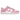 Nike Dunk Low Next Nature Pink Rise Sail baskets vue latérale avec superpositions roses, base crème et semelle intermédiaire blanche