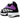Nike Air Max Sunder Hydrangeas Hyper Violet baskets en vue latérale, mettant en valeur l'empeigne violette et la fermeture éclair caractéristique.