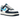 Nike Air Force 1 Low '07 Armory Navy Baltic Blue baskets vue de profil montrant une tige en cuir bleu marine avec détails contrastés et semelle blanche
