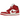Air Jordan 1 Mid SE Red Cracked Leather baskets en vue angulaire, avec cuir rouge craquelé, détails blancs et logo swoosh noir emblématique.
